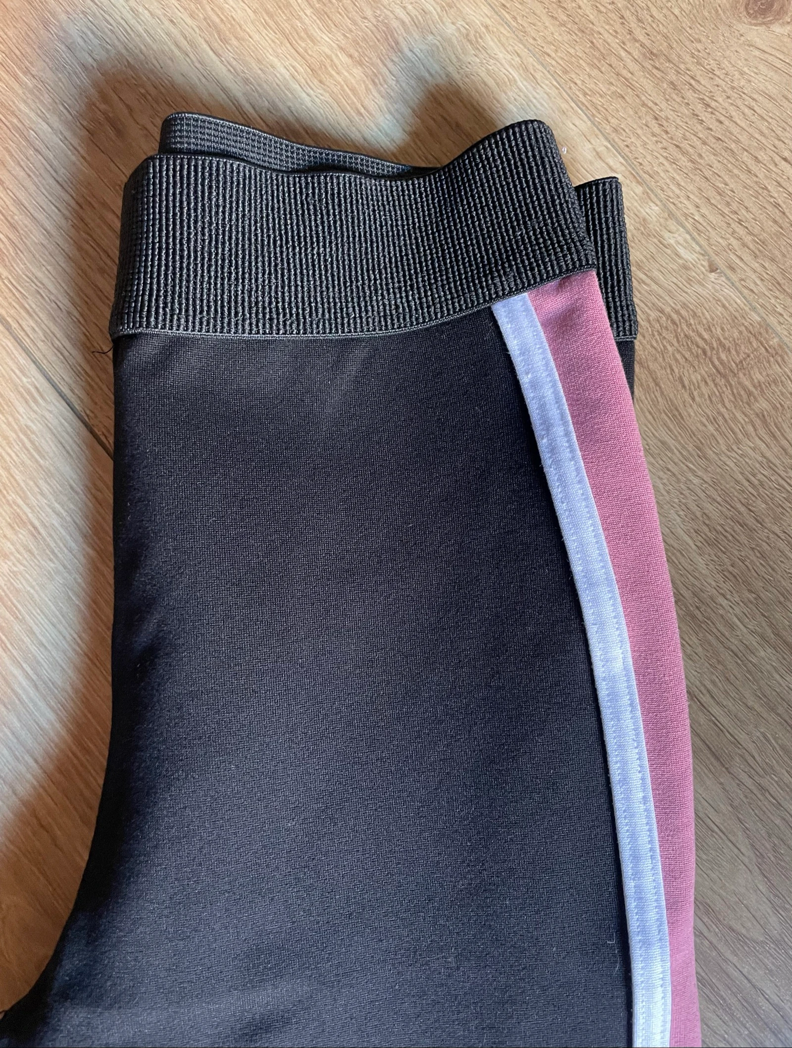 Leggings pretos com faixa lateral Zara – photo 9